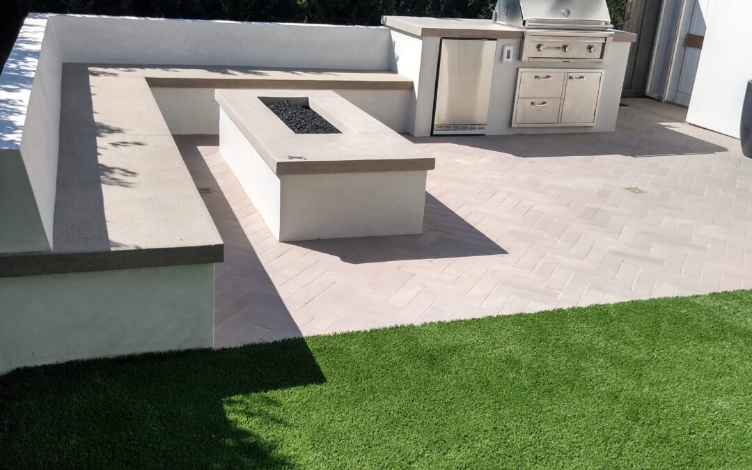 Need Just A Spa With Fire Pit, Bench, And BBQ Islan? We Can Help!!