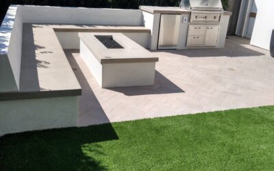 Need Just A Spa With Fire Pit, Bench, And BBQ Islan? We Can Help!!